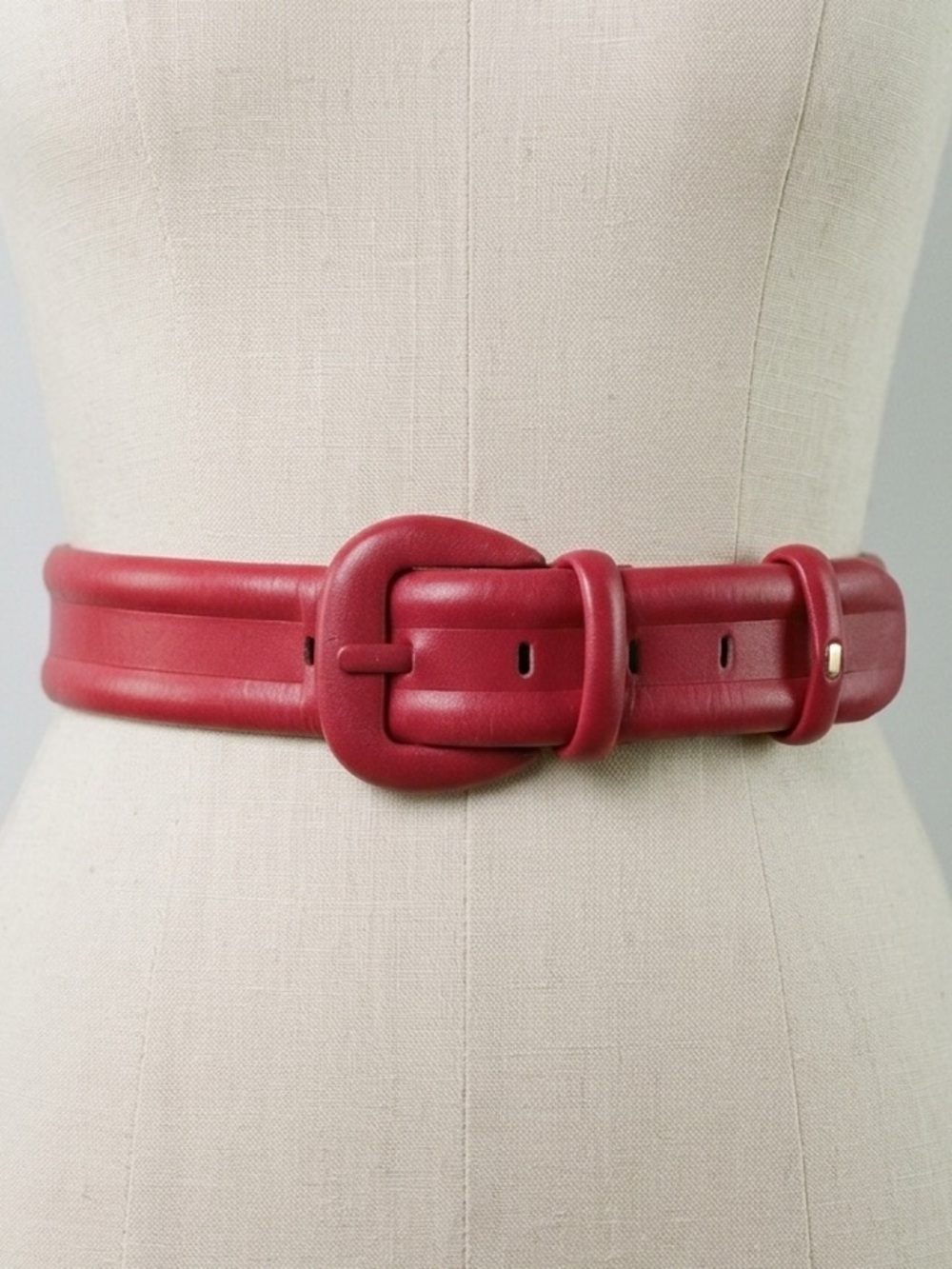 Vintage Mondi Escada Pink Leather Belt Size Small 80s 90s